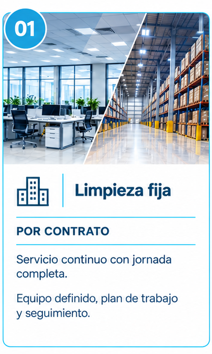 Servicios Stesso en blanco y cian
