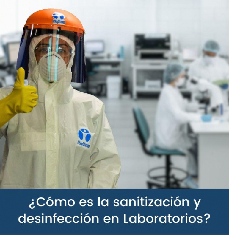 Cómo es la sanitización y desinfección en Laboratorios