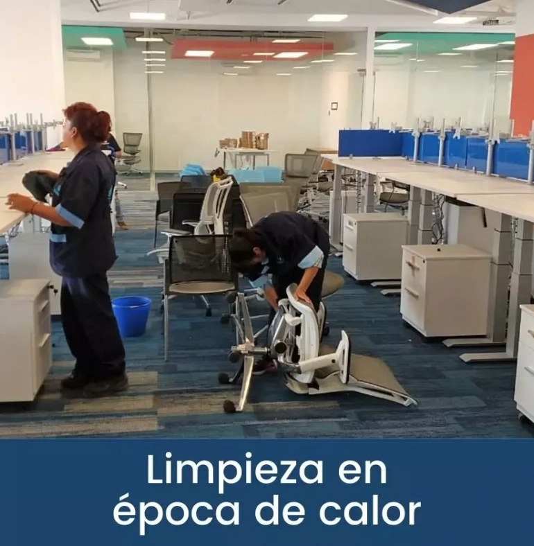 Limpieza en epoca de calor