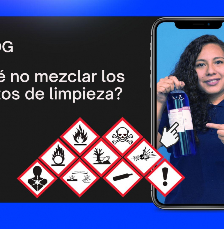 Por qué no combinar productos de limpieza