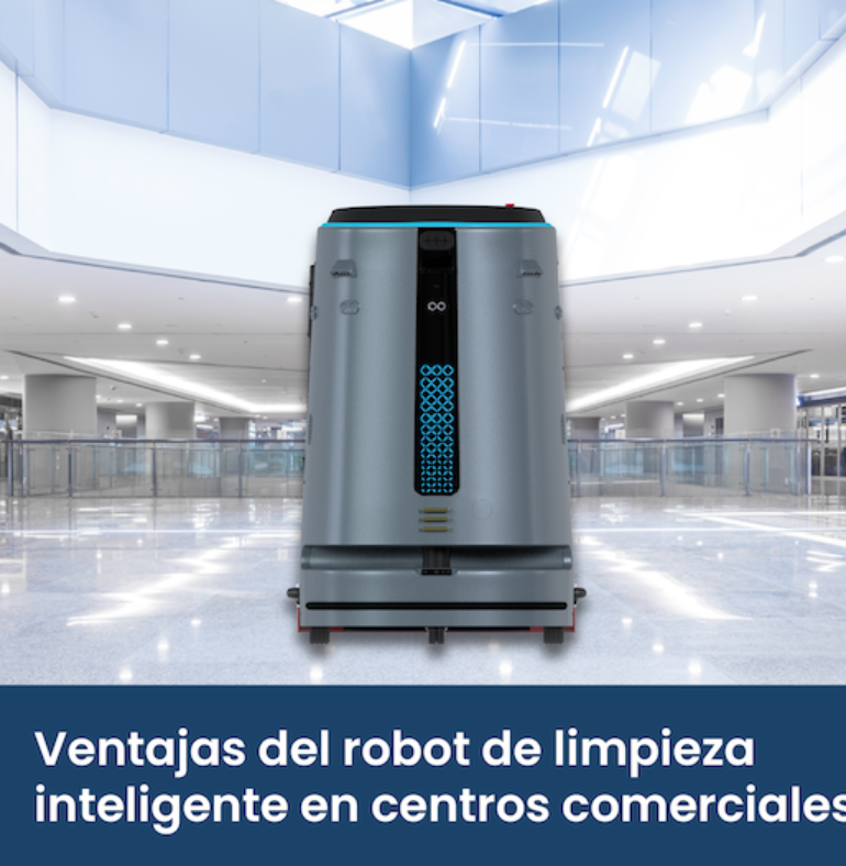 Robot de limpieza inteligente centros comerciales