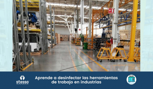 Aprende a desinfectar las herramientas de trabajo en industrias
