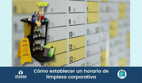 Cómo establecer un horario de limpieza corporativa