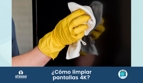 Cómo limpiar pantallas 4 K