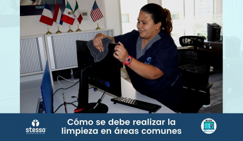 Cómo se debe realizar la limpieza en áreas comunes