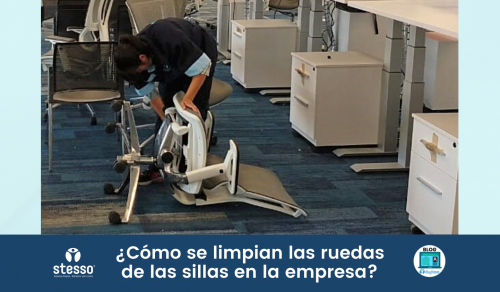 Cómo se limpian las ruedas de las sillas en la empresa