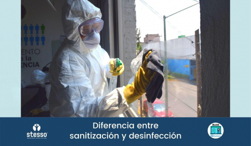Diferencia entre sanitización y desinfección