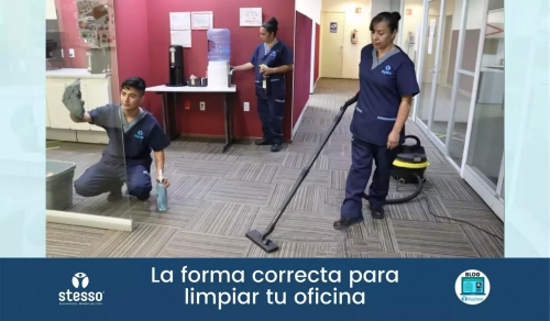 Forrma correcta para limpiar tu oficina