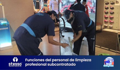 Funciones del personal de limpieza