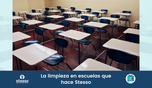 La limpieza en escuelas que hace Stesso