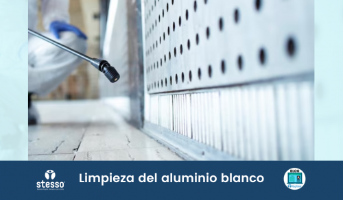 Limpieza del aluminio blanco