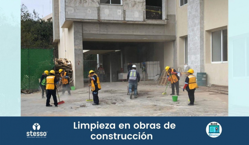 Limpieza en obras de construcción