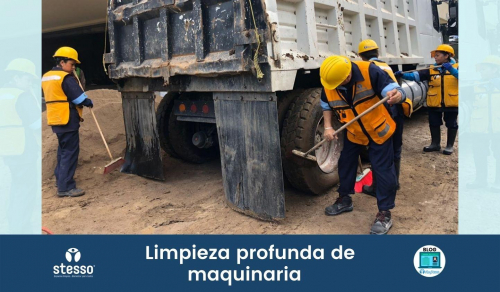 Limpieza profunda de maquinaria