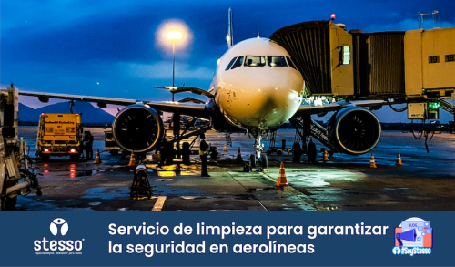 Servicio de limpieza para garantizar la seguridad en aerolíneas