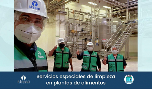Servicios especiales de limpieza en plantas de alimentos