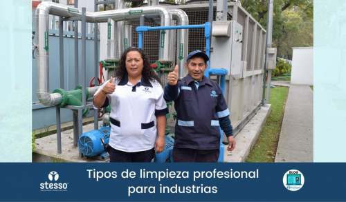Tipos de limpieza profesional para industrias