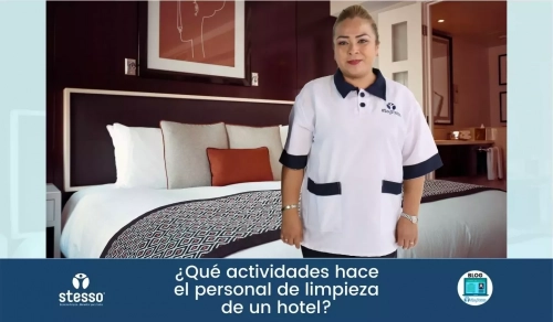 El personal de limpieza de un hotel