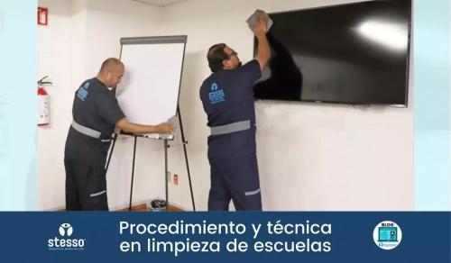 Procedimiento y tecnica en limpieza de escuelas