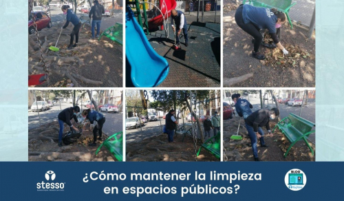 Cómo mantener la limpieza en espacios públicos