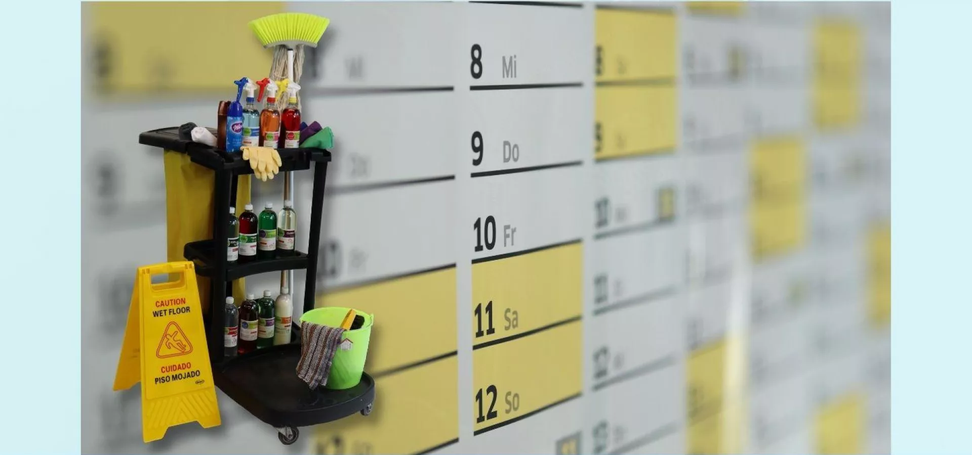 Cómo establecer un horario de limpieza corporativa