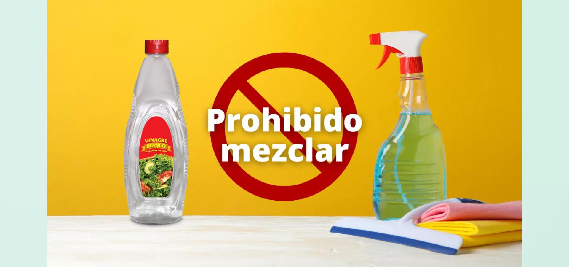 Por qué no mezclar productos de limpieza con otros productos del hogar