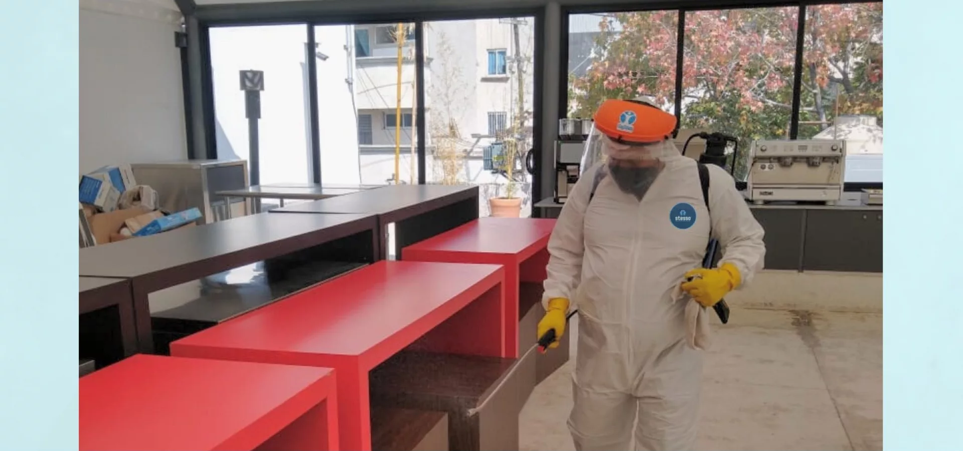 Medidas de desinfección en la oficina contra COVID 19