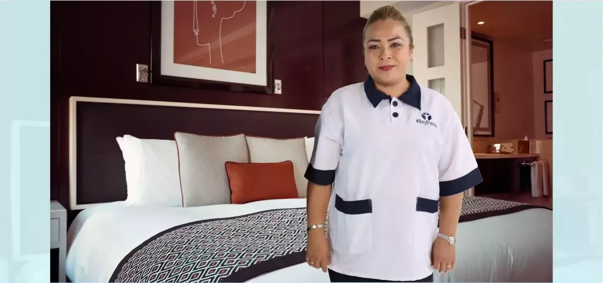 El personal de limpieza de un hotel